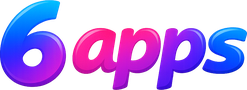 6 apps লোগো